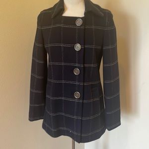 Banana Republic blue wool coat size S.